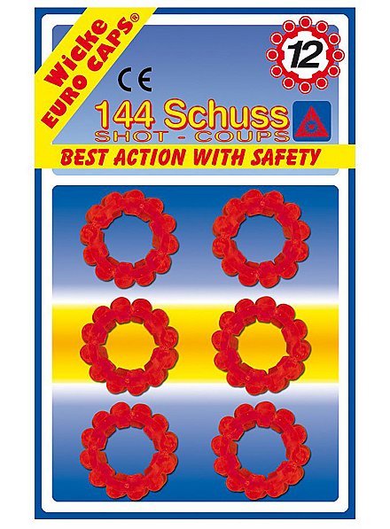 12-skuds ammunition til legetøjspistol, 12 ringe