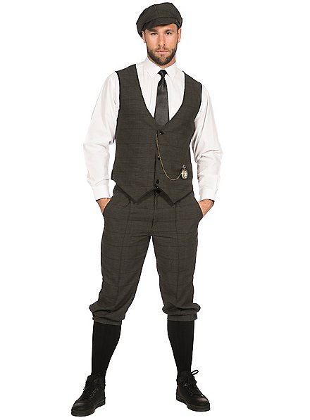 20er Jahre Dandy dunkelgrün Kostümset für Männer