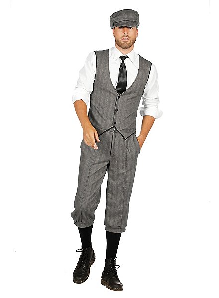 20er Jahre Dandy grau Kostümset für Männer