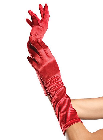 20er Jahre Handschuhe rot