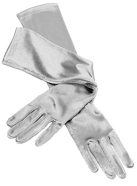 20er Jahre Handschuhe silber