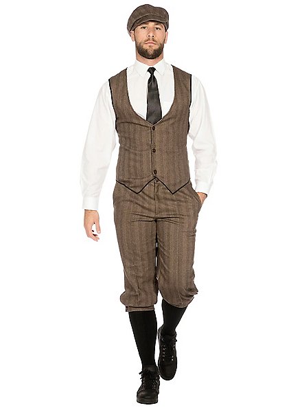 20's dandy brown costume set for men