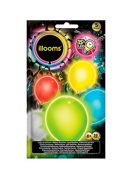 5 illooms LED Luftballons basic