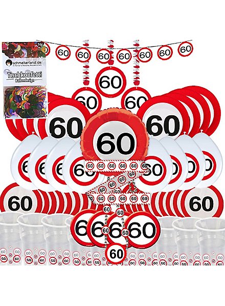 60th birthday party decoration box 58 pieces