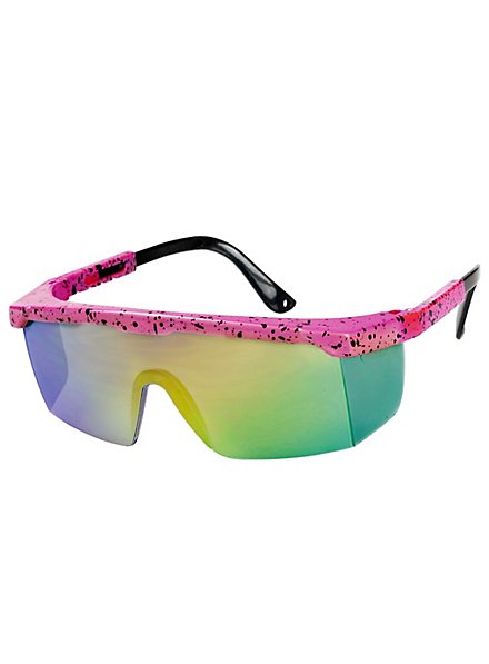 80er Schnelle Brille pink