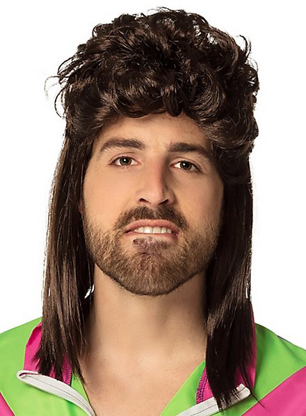 80er Vokuhila braun