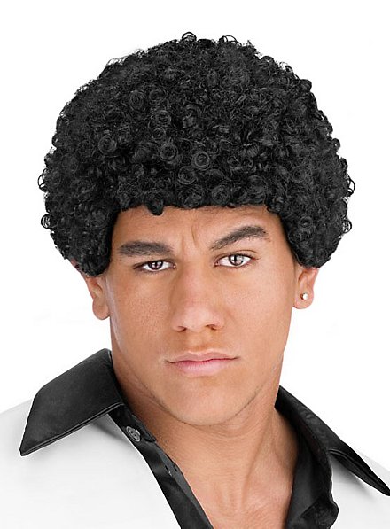 80's Afro Wig black