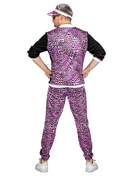 80s tracksuit Purple Panther for men - maskworld.com