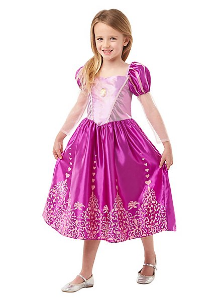 Abito da principessa Disney Rapunzel con glitter per bambini