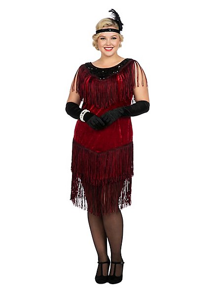 Guanti Lunghi In Raso Nero Con Boa Rosso – Portasigarette, Costume Anni 80-90, Halloween - Foto 5