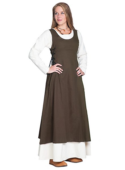 Ärmelloses Mittelalter Kleid - Selene