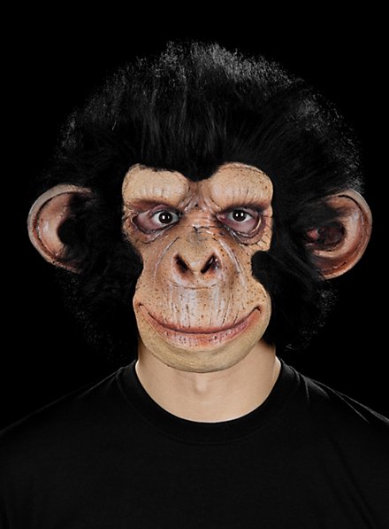 Affenmaske Freundlicher Schimpanse aus Latex