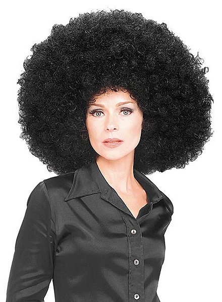 Widmann Afro-Disco-Stern Perücke – Schwarz, Damen-Kostümzubehör Für Partys & Verkleidung