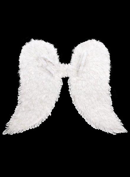 Ailes d'anges en plumes blanches