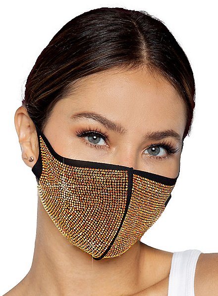 Alexi face mask with strass
