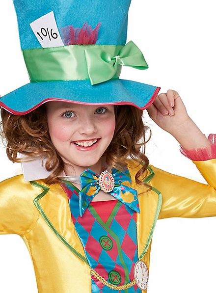 Alice in Wonderland Mad Hatter Costume for Girls - maskworld.com