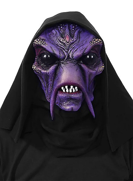 Alien Maske mit beweglichem Mund