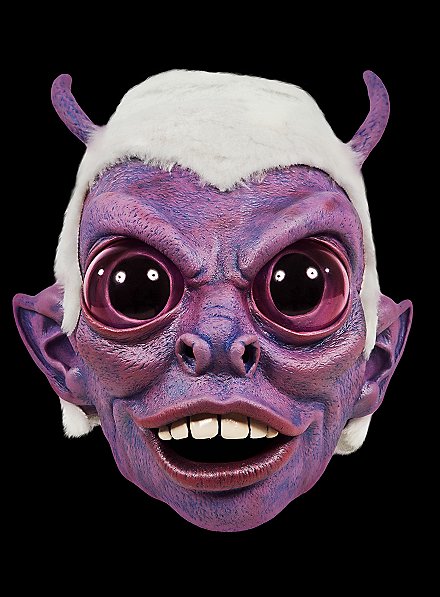 Alienmaske Psycho Alien aus Latex