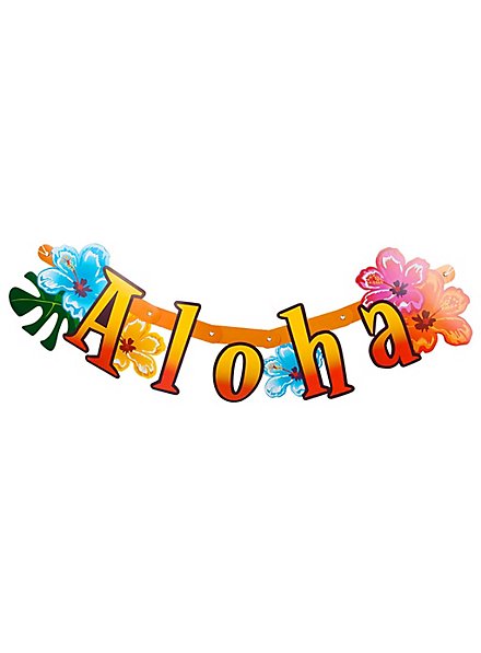 Aloha letter garland