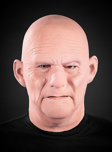 Alter Mann Maske aus Schaumlatex