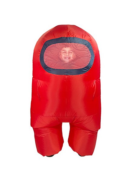 Among Us Inflatable Child Costume Red