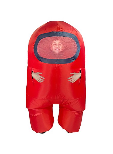 Among Us Inflatable Child Costume Red - maskworld.com