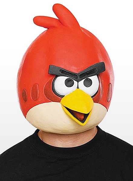 Angry Birds Maske rot