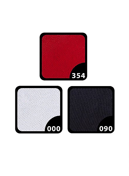 Aqua Make-up Set schwarz-weiß-rot