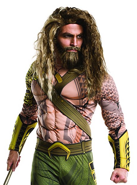 Aquaman barbe avec perruque