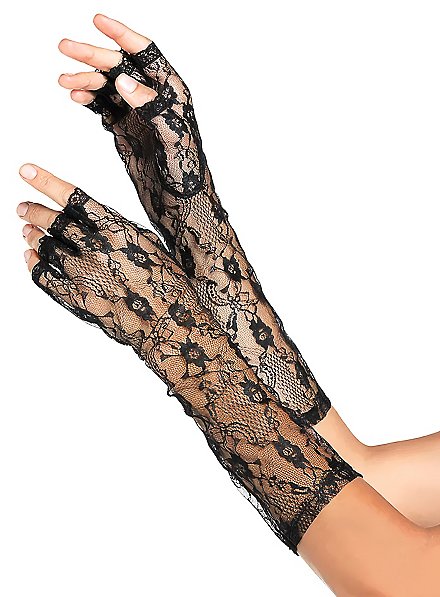 Armstulpen florale Spitze