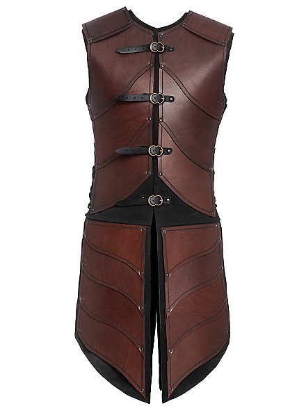 Armure de guerrier elfe en cuir véritable médiévale théâtre celtique