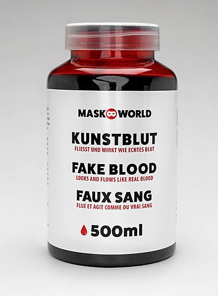 Artificial blood bottle 500 ml - film blood