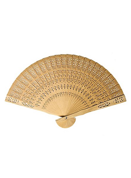 Asian Hand Fan wood 