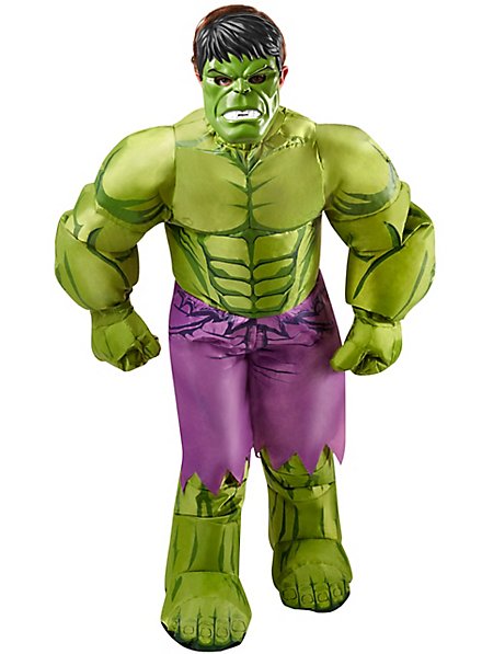 Avengers - Hulk aufblasbares Kostüm für Kinder