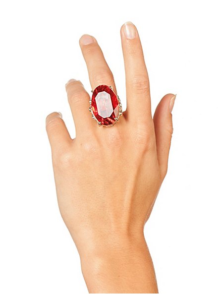 Bague cocktail rubis
