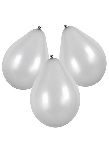 Ballon zilver 6 stuks
