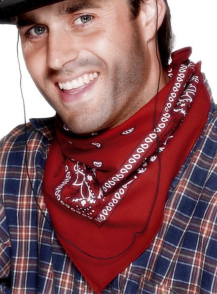 Bandana da cowboy rossa
