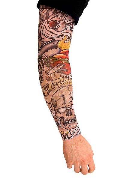 Bandit Tatovering Skin Ærme