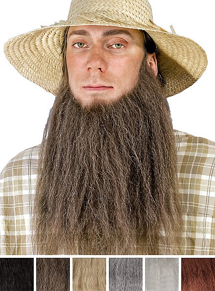 Barba Completa De Granjero De Pelo Sintético Profesional