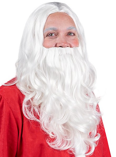 Parrucca E Barba Da Babbo Natale Adulto - Vegaoo - Foto 6
