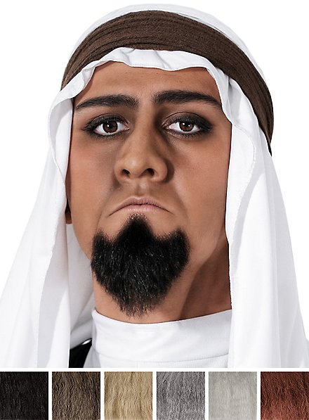 Barba professionale a mento da sceicco realizzata con capelli umani
