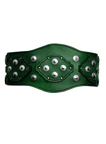 Barbarian Leather Belt green 