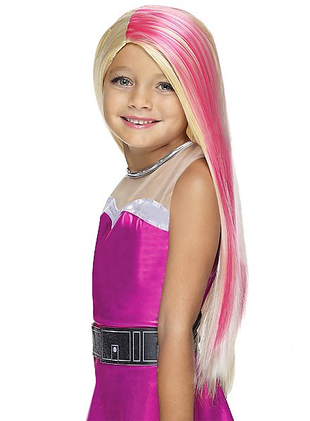 Barbie glitter wig for kids
