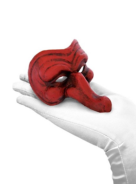Batocchio piccolo rosso Masque vénitien miniature
