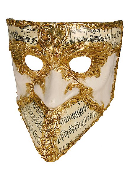 Bauta stucco musica - Venezianische Maske