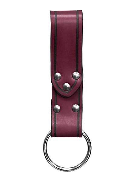 Leather Belt Key Holder Men Clip D-Ring Buckle Belt Loop Keychains Car Key Ring