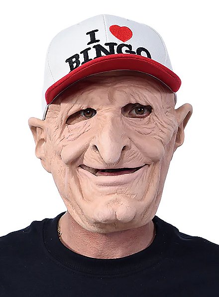 Bingo Fan Latex Mask - maskworld.com