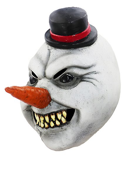 Biting Snowman Mask - maskworld.com