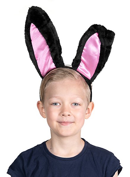 Black Bunny Ears - maskworld.com