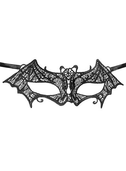Black lace mask bat